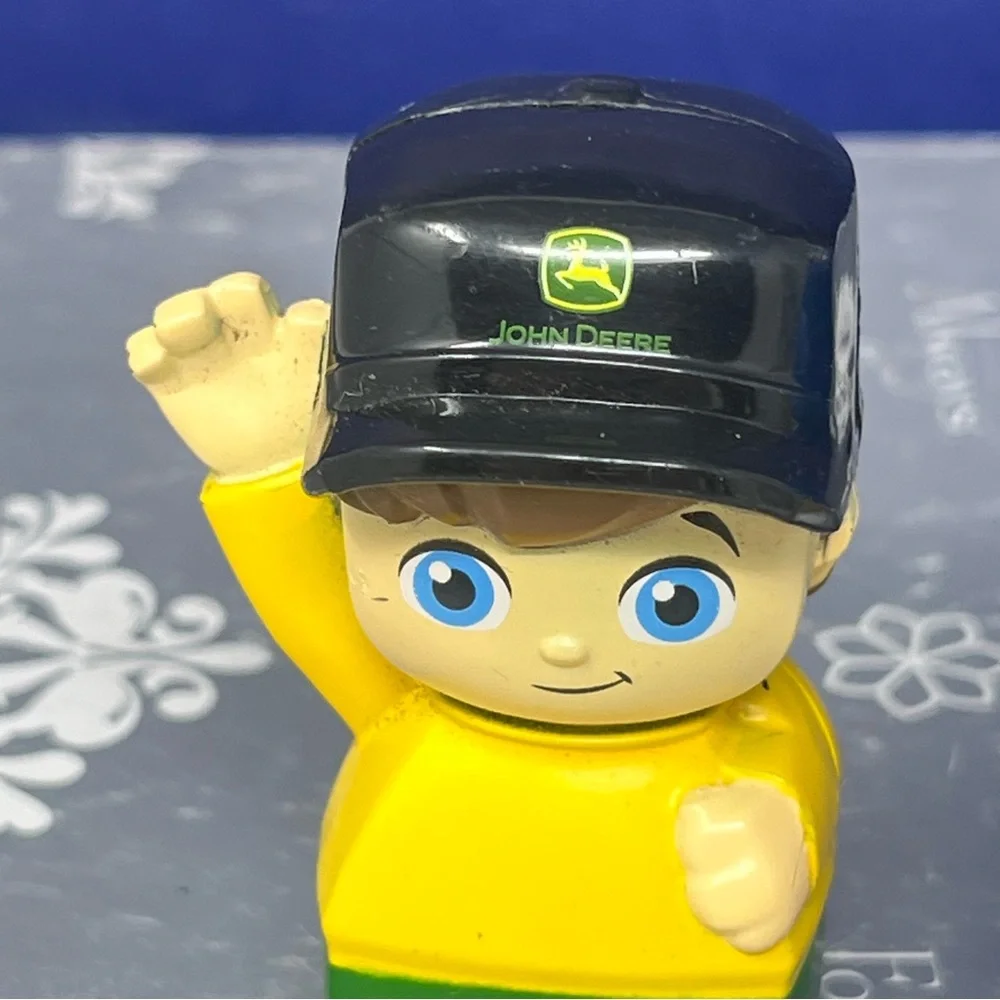 Mega Bloks John Deere Driver & Pilot Figures as is